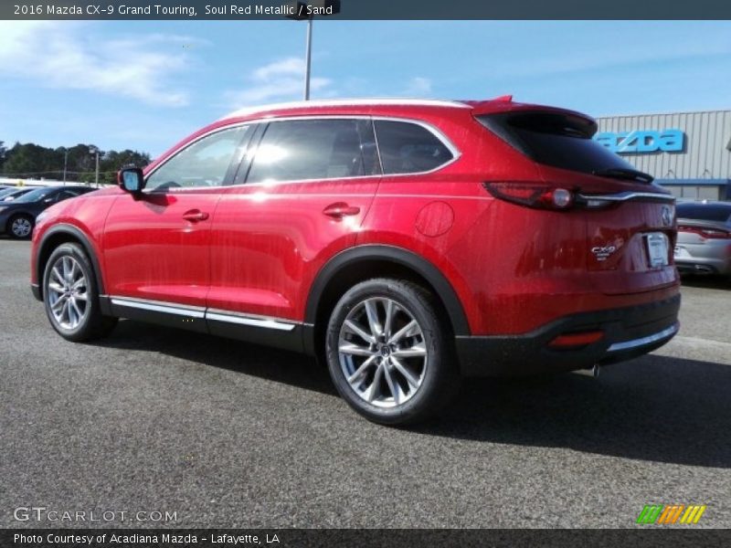 Soul Red Metallic / Sand 2016 Mazda CX-9 Grand Touring