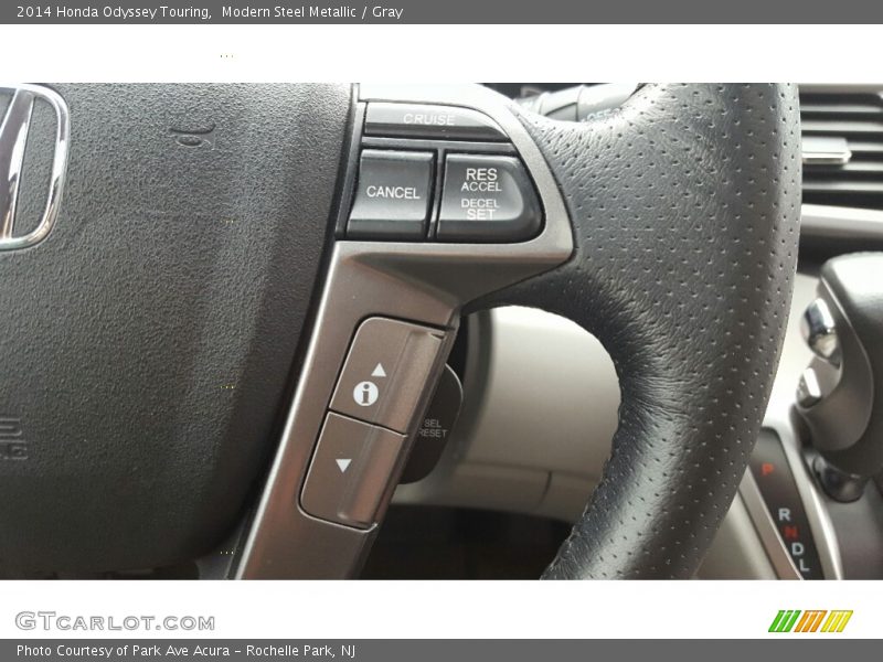 Modern Steel Metallic / Gray 2014 Honda Odyssey Touring