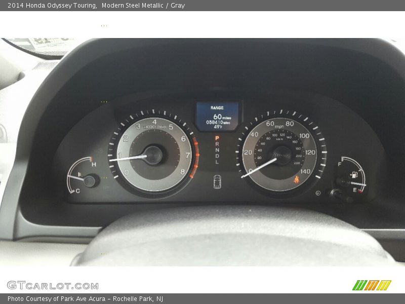 Modern Steel Metallic / Gray 2014 Honda Odyssey Touring
