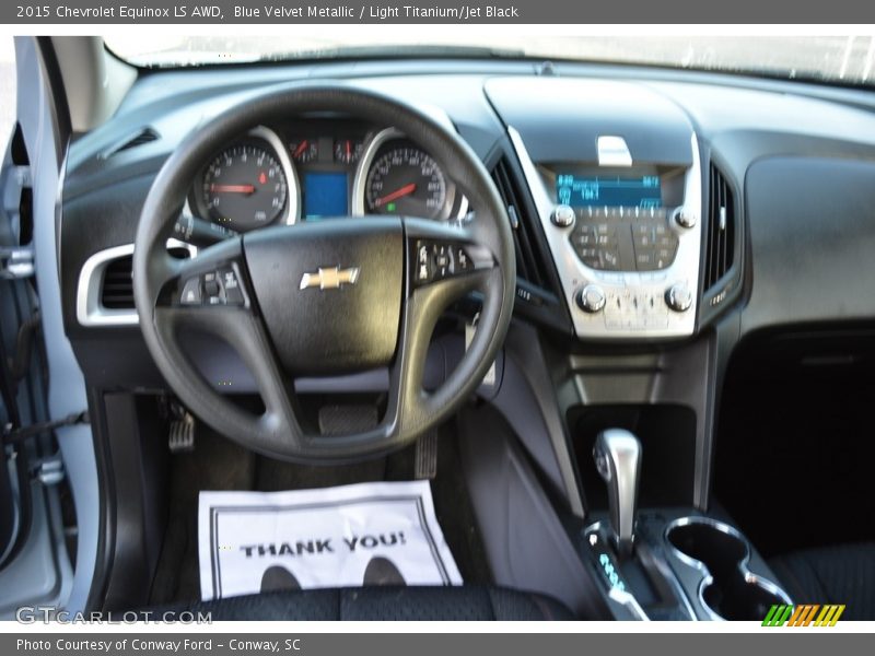 Blue Velvet Metallic / Light Titanium/Jet Black 2015 Chevrolet Equinox LS AWD