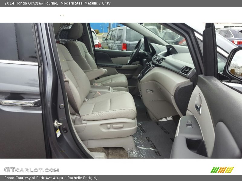 Modern Steel Metallic / Gray 2014 Honda Odyssey Touring