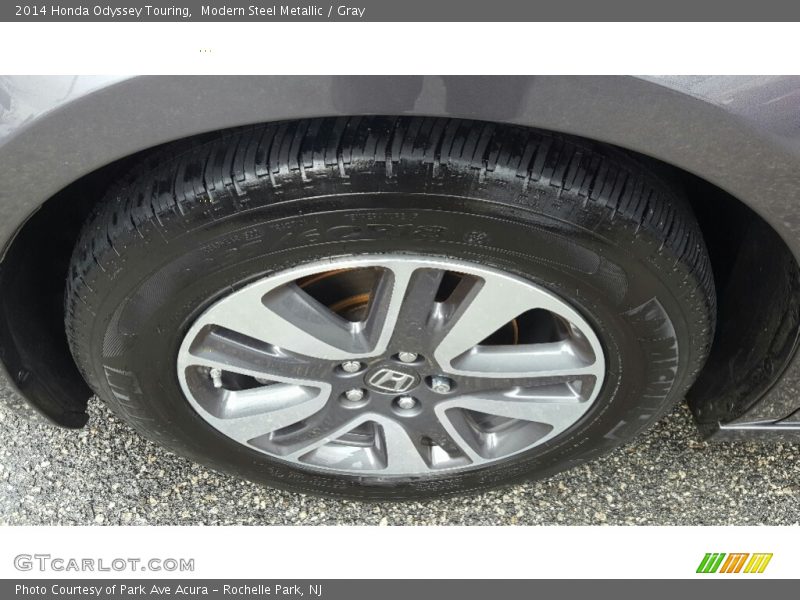 Modern Steel Metallic / Gray 2014 Honda Odyssey Touring