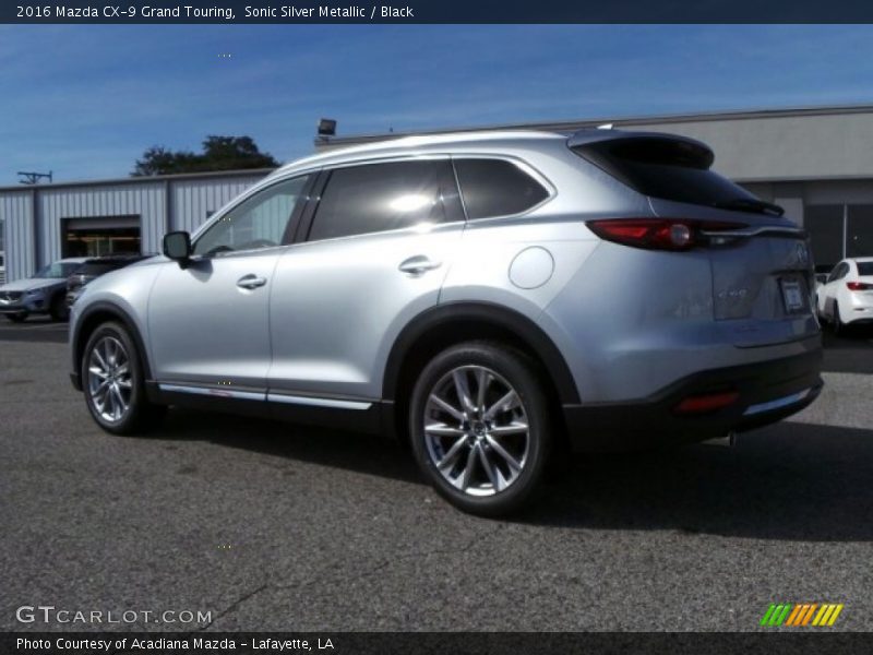 Sonic Silver Metallic / Black 2016 Mazda CX-9 Grand Touring