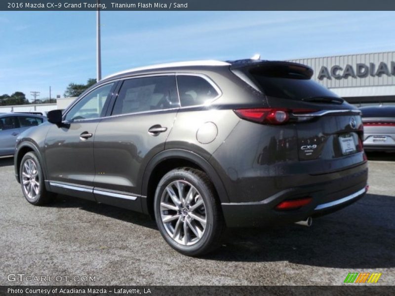 Titanium Flash Mica / Sand 2016 Mazda CX-9 Grand Touring