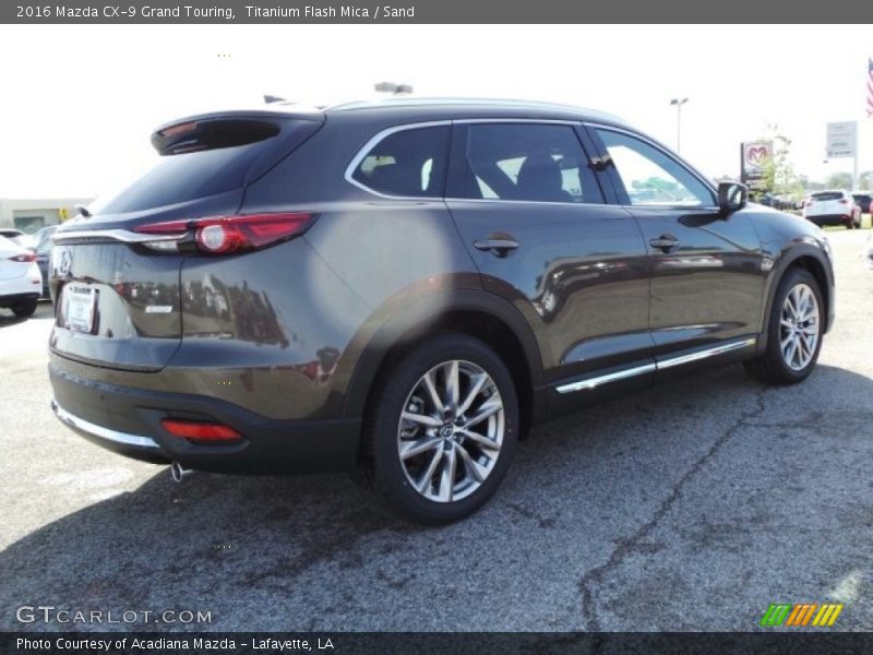 Titanium Flash Mica / Sand 2016 Mazda CX-9 Grand Touring