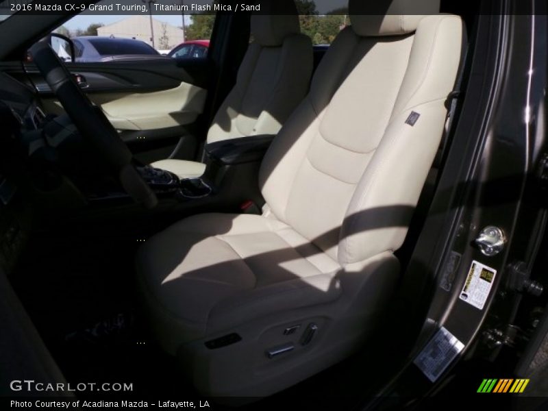 Titanium Flash Mica / Sand 2016 Mazda CX-9 Grand Touring