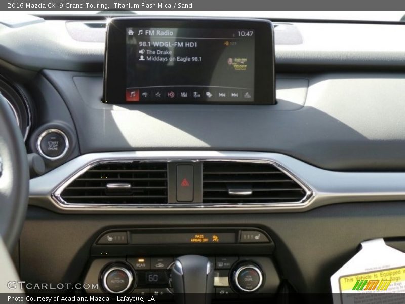 Titanium Flash Mica / Sand 2016 Mazda CX-9 Grand Touring