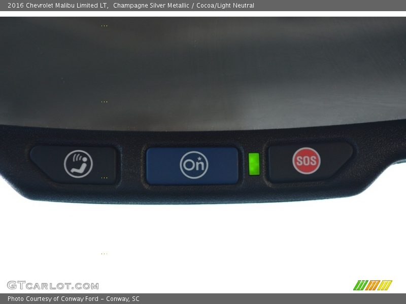 Champagne Silver Metallic / Cocoa/Light Neutral 2016 Chevrolet Malibu Limited LT