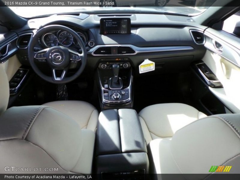 Titanium Flash Mica / Sand 2016 Mazda CX-9 Grand Touring