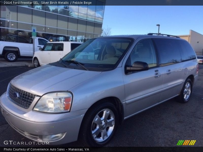 Silver Birch Metallic / Pebble Beige 2004 Ford Freestar SEL