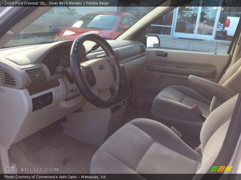 Silver Birch Metallic / Pebble Beige 2004 Ford Freestar SEL