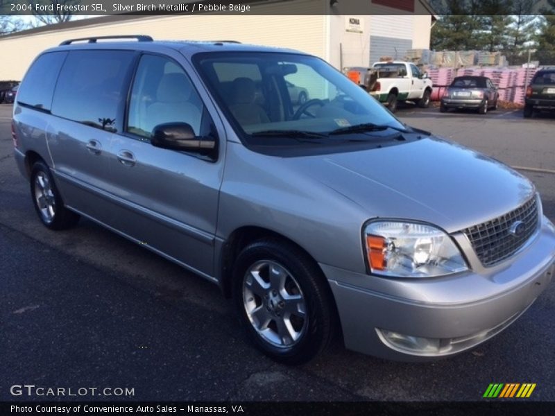 Silver Birch Metallic / Pebble Beige 2004 Ford Freestar SEL