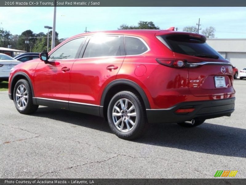 Soul Red Metallic / Sand 2016 Mazda CX-9 Touring