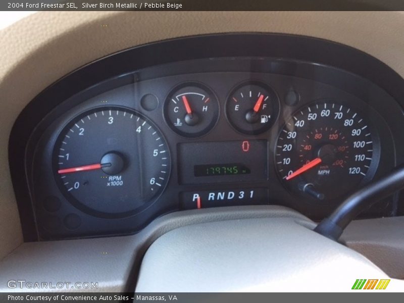 Silver Birch Metallic / Pebble Beige 2004 Ford Freestar SEL