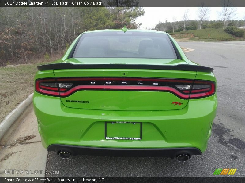 Green Go / Black 2017 Dodge Charger R/T Scat Pack
