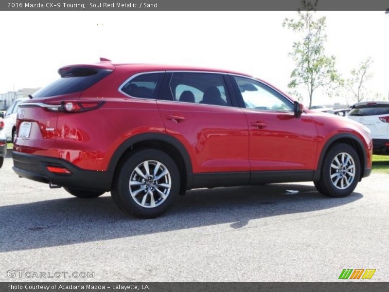 Soul Red Metallic / Sand 2016 Mazda CX-9 Touring