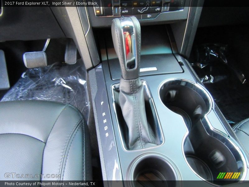 Ingot Silver / Ebony Black 2017 Ford Explorer XLT