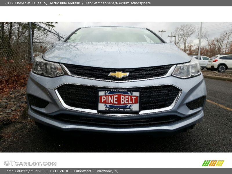 Arctic Blue Metallic / Dark Atmosphere/Medium Atmosphere 2017 Chevrolet Cruze LS
