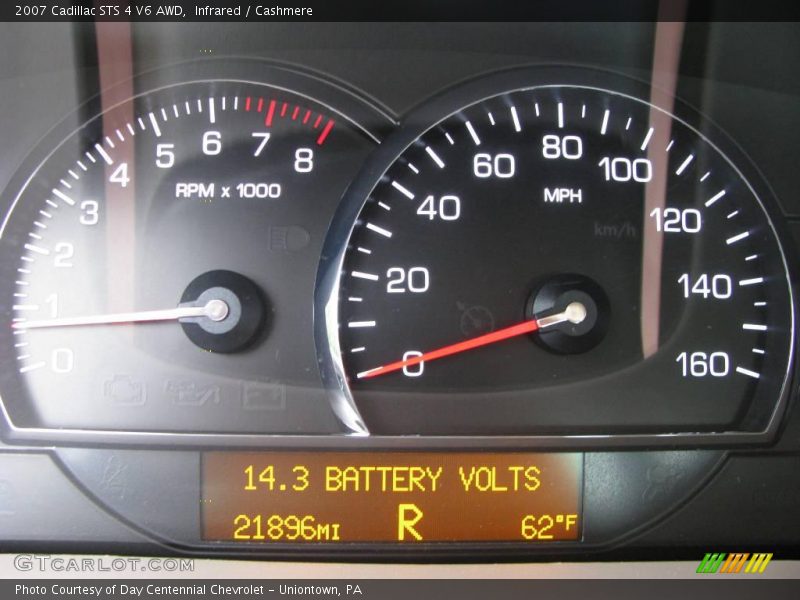 Infrared / Cashmere 2007 Cadillac STS 4 V6 AWD