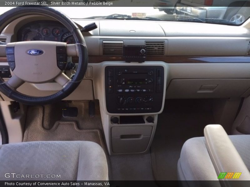 Silver Birch Metallic / Pebble Beige 2004 Ford Freestar SEL