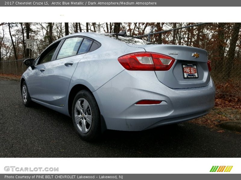 Arctic Blue Metallic / Dark Atmosphere/Medium Atmosphere 2017 Chevrolet Cruze LS