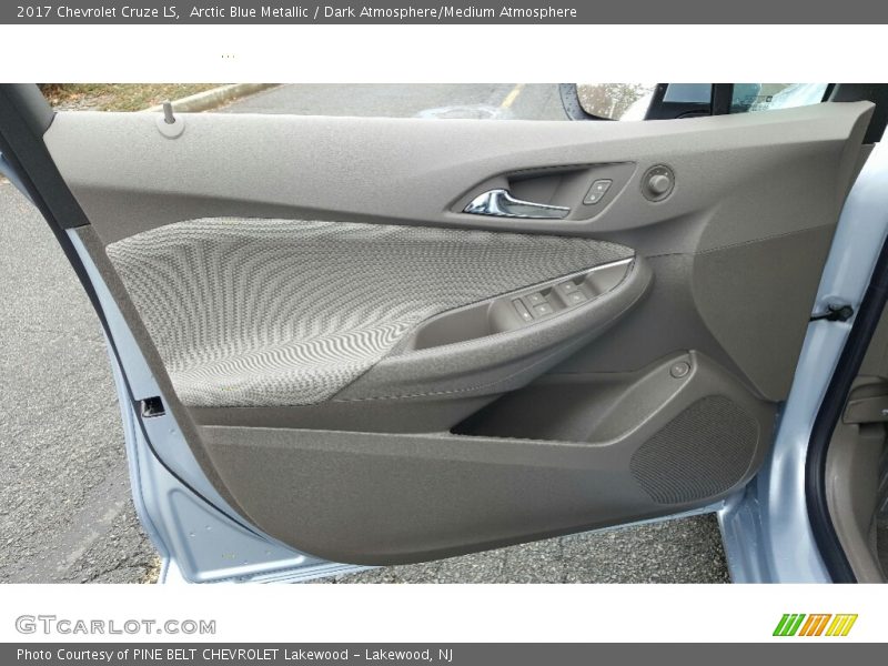 Arctic Blue Metallic / Dark Atmosphere/Medium Atmosphere 2017 Chevrolet Cruze LS