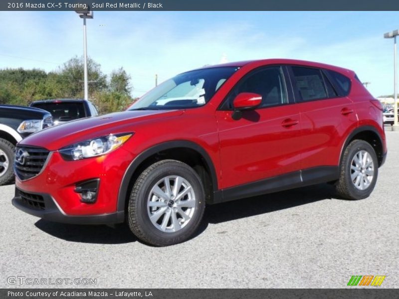 Soul Red Metallic / Black 2016 Mazda CX-5 Touring