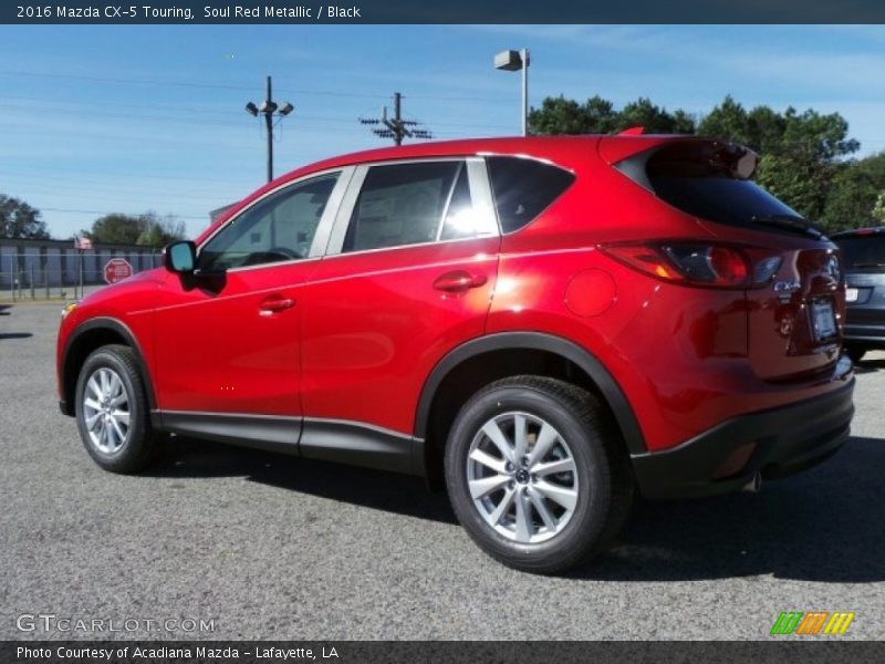 Soul Red Metallic / Black 2016 Mazda CX-5 Touring