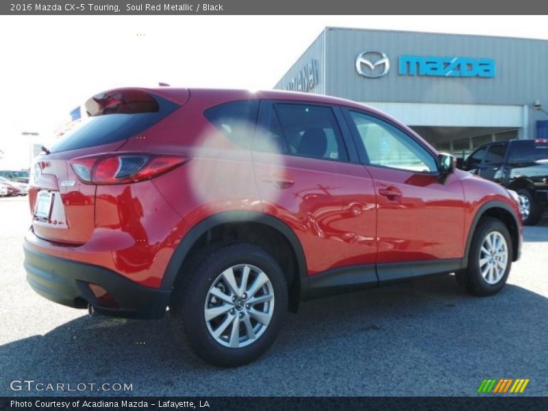 Soul Red Metallic / Black 2016 Mazda CX-5 Touring