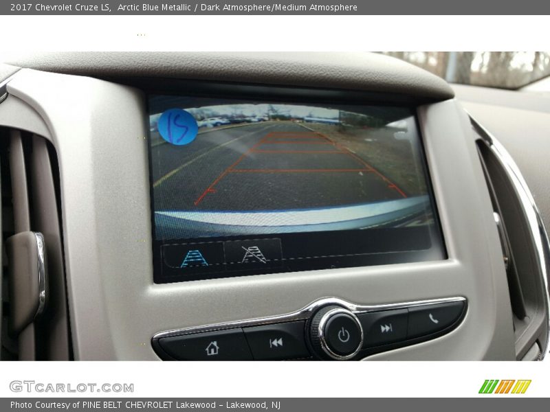 Arctic Blue Metallic / Dark Atmosphere/Medium Atmosphere 2017 Chevrolet Cruze LS