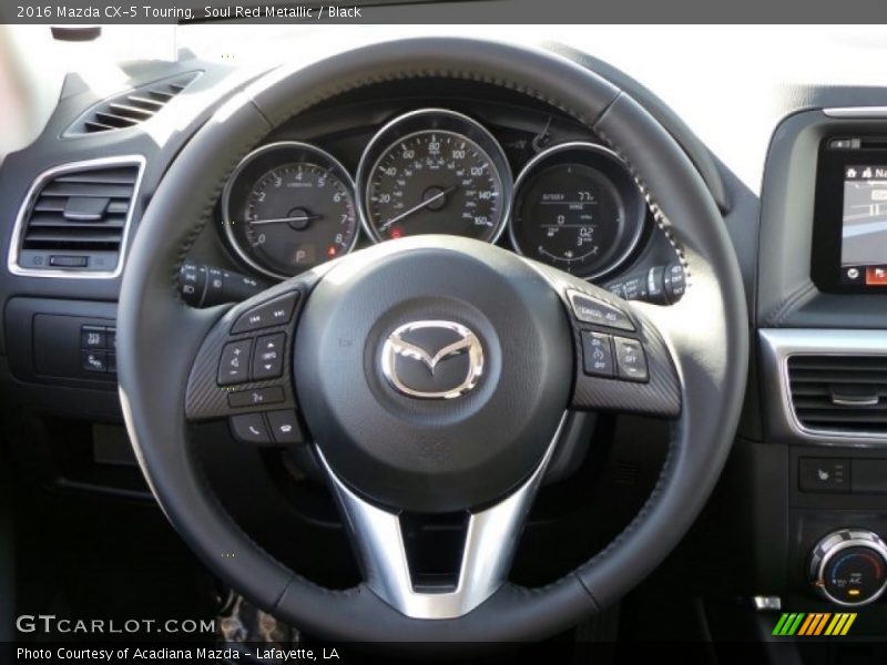 Soul Red Metallic / Black 2016 Mazda CX-5 Touring