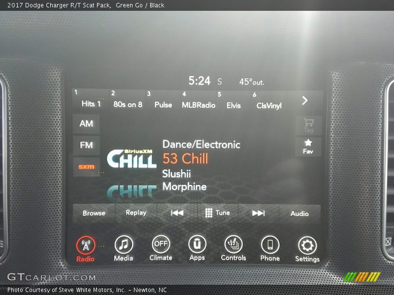 Green Go / Black 2017 Dodge Charger R/T Scat Pack