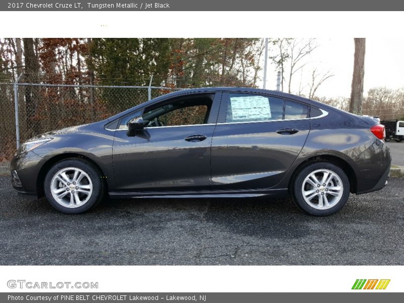 Tungsten Metallic / Jet Black 2017 Chevrolet Cruze LT
