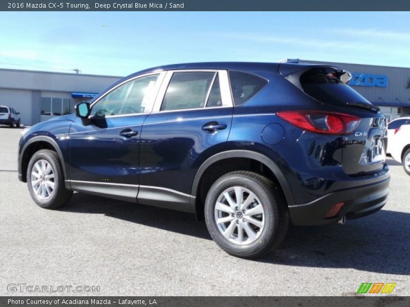 Deep Crystal Blue Mica / Sand 2016 Mazda CX-5 Touring