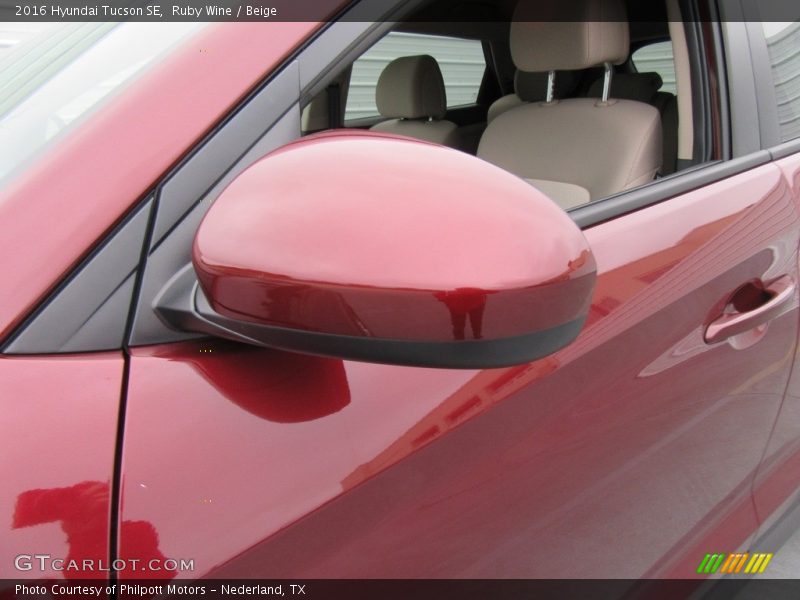 Ruby Wine / Beige 2016 Hyundai Tucson SE