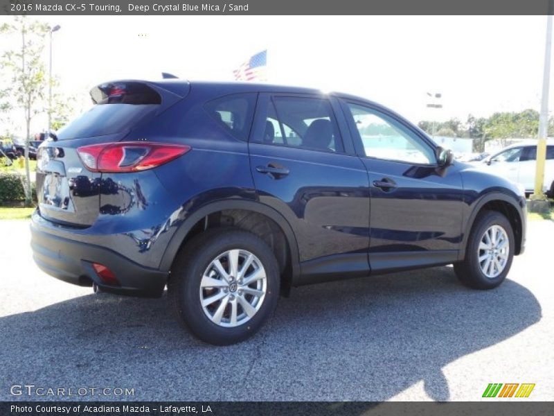 Deep Crystal Blue Mica / Sand 2016 Mazda CX-5 Touring