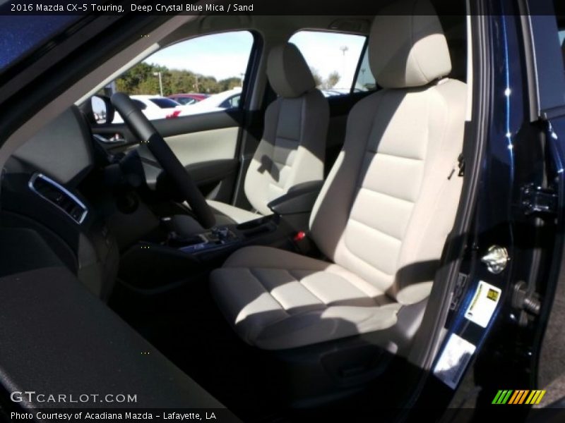 Deep Crystal Blue Mica / Sand 2016 Mazda CX-5 Touring