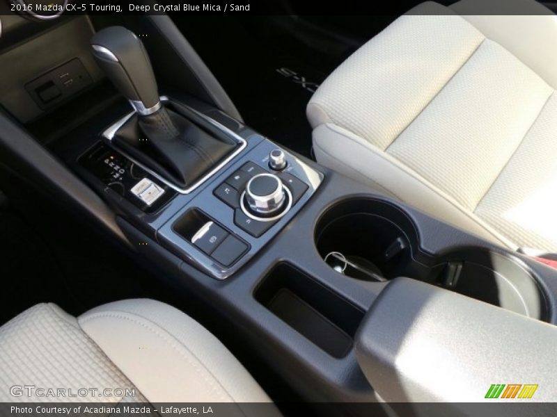 Deep Crystal Blue Mica / Sand 2016 Mazda CX-5 Touring