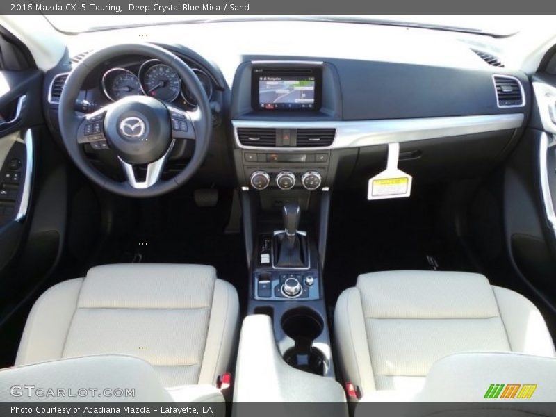 Deep Crystal Blue Mica / Sand 2016 Mazda CX-5 Touring