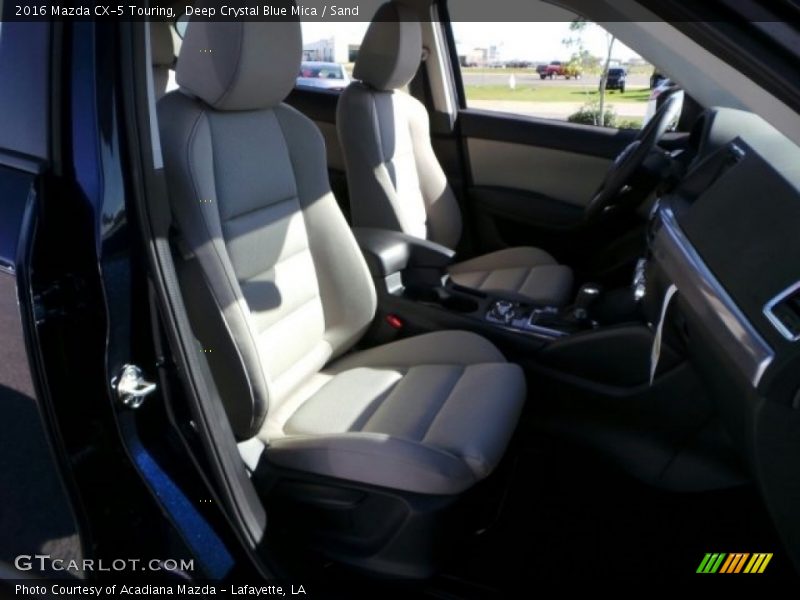 Deep Crystal Blue Mica / Sand 2016 Mazda CX-5 Touring