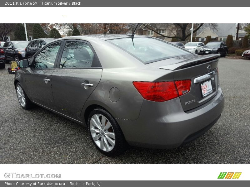 Titanium Silver / Black 2011 Kia Forte SX