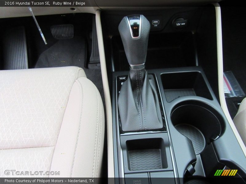 Ruby Wine / Beige 2016 Hyundai Tucson SE