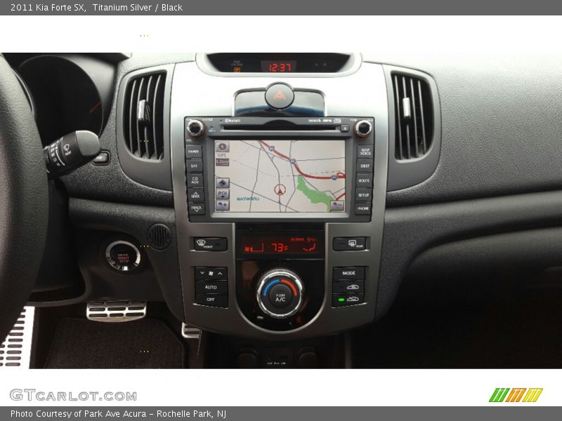 Titanium Silver / Black 2011 Kia Forte SX