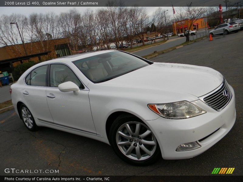 Opaline Silver Pearl / Cashmere 2008 Lexus LS 460