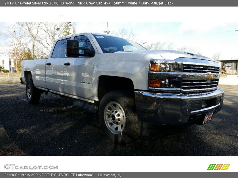Summit White / Dark Ash/Jet Black 2017 Chevrolet Silverado 3500HD Work Truck Crew Cab 4x4
