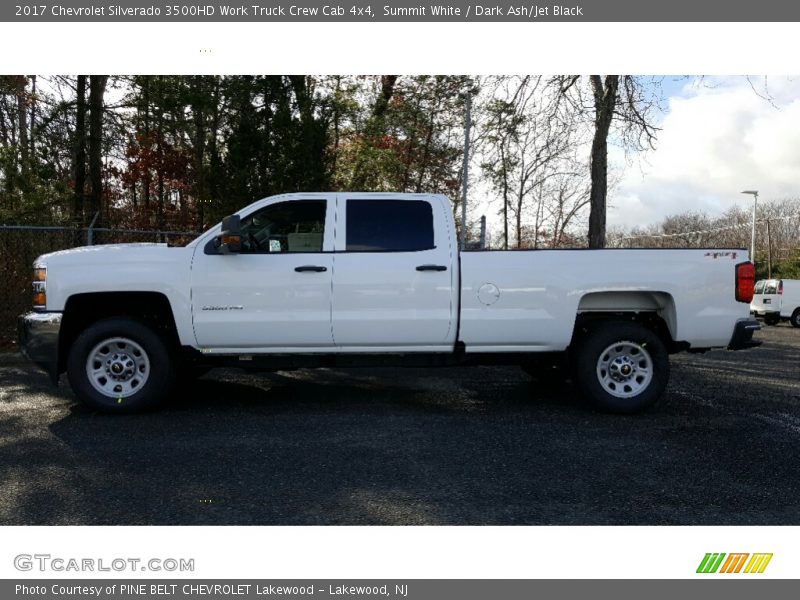 Summit White / Dark Ash/Jet Black 2017 Chevrolet Silverado 3500HD Work Truck Crew Cab 4x4