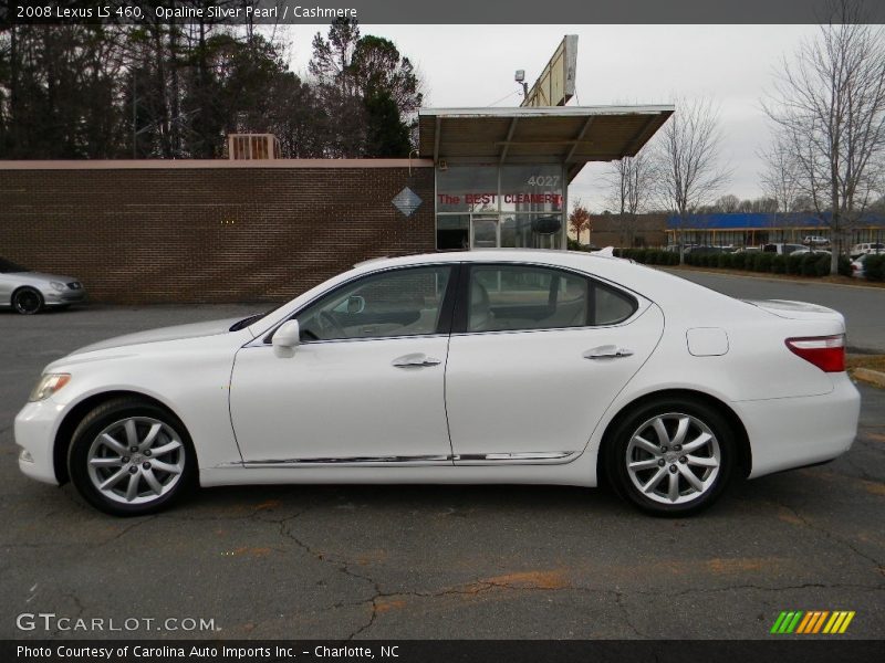 Opaline Silver Pearl / Cashmere 2008 Lexus LS 460