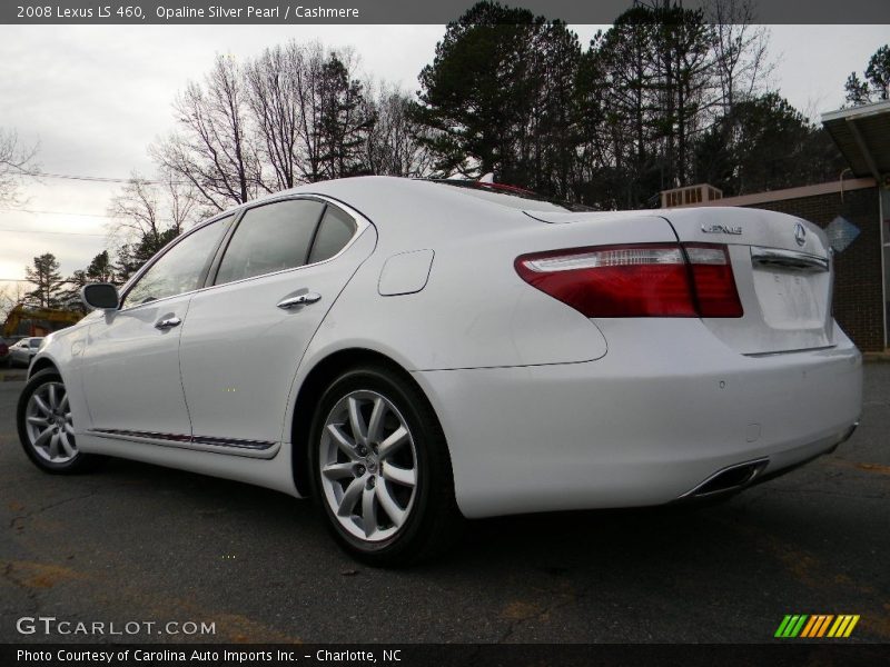 Opaline Silver Pearl / Cashmere 2008 Lexus LS 460