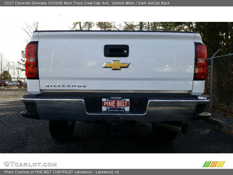 Summit White / Dark Ash/Jet Black 2017 Chevrolet Silverado 3500HD Work Truck Crew Cab 4x4