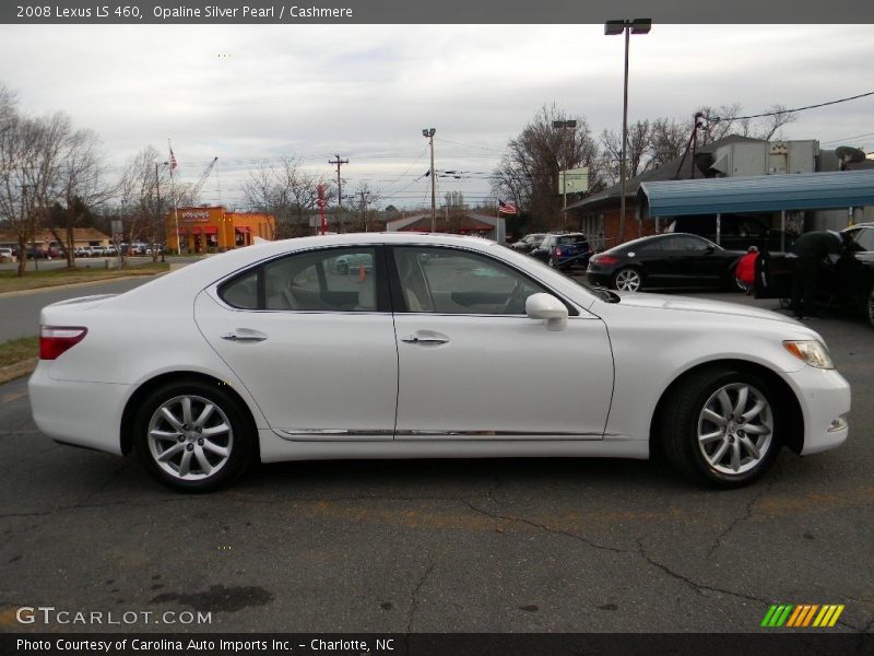 Opaline Silver Pearl / Cashmere 2008 Lexus LS 460